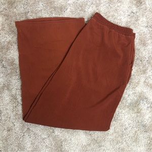 French Laundry Wide Leg Pants Burnt Orange 1x
